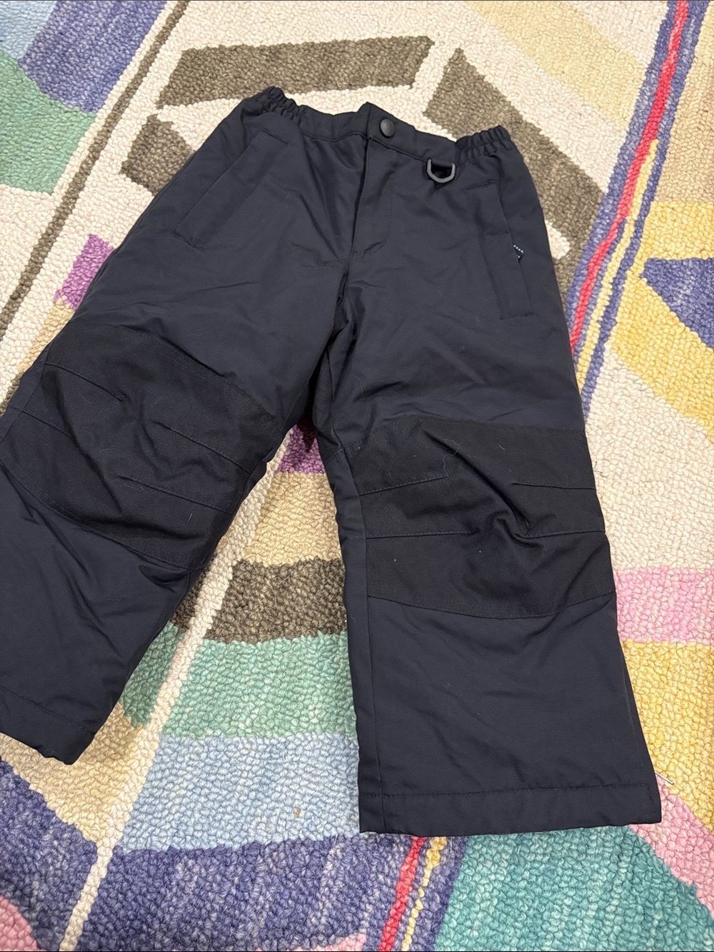 Lands' End Squall Black Snow Pants, Size 4 - Picture 2 of 5